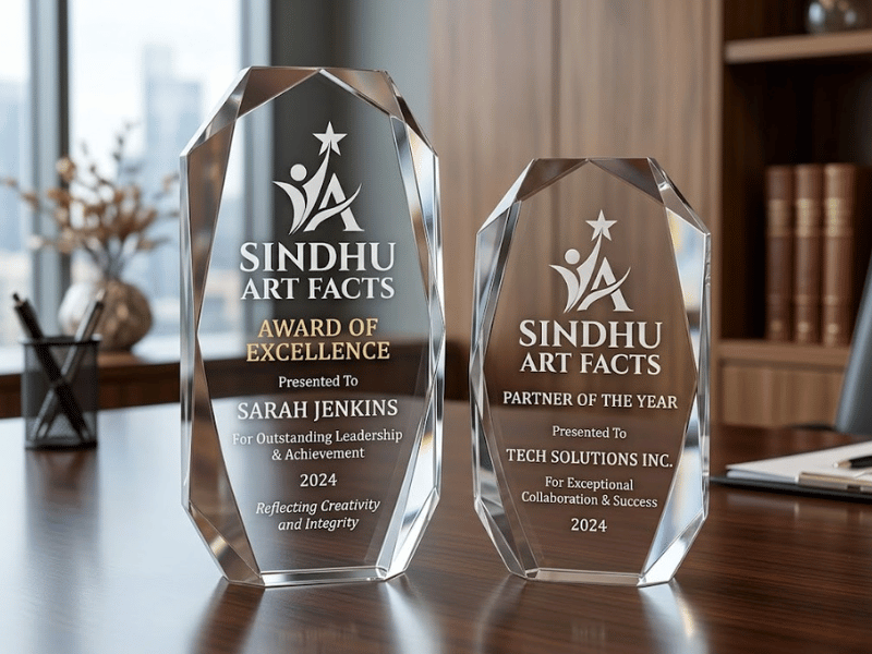 Premium Crystal Awards and Corporate Recognition Trophies